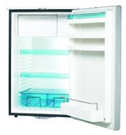 waeco coolmatic cr-140 chrome caravan fridge open