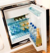 waeco coolmatic cr-80 caravan fridge open