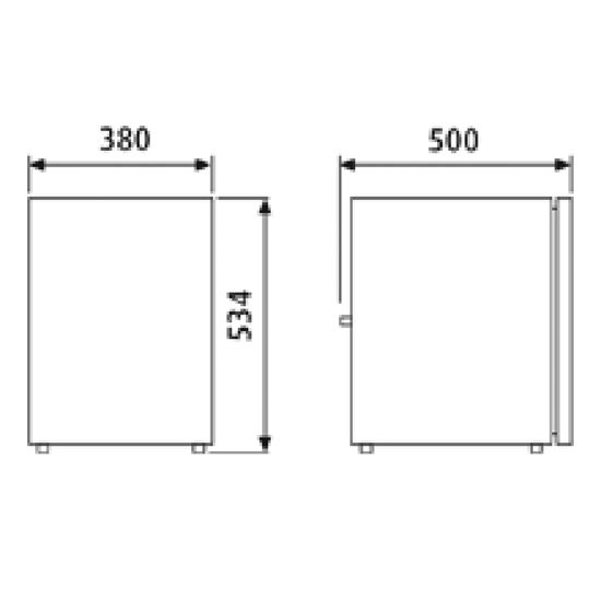 crx-50 campervan fridge dimensions
