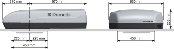 Dometic b1500s air conditioner units