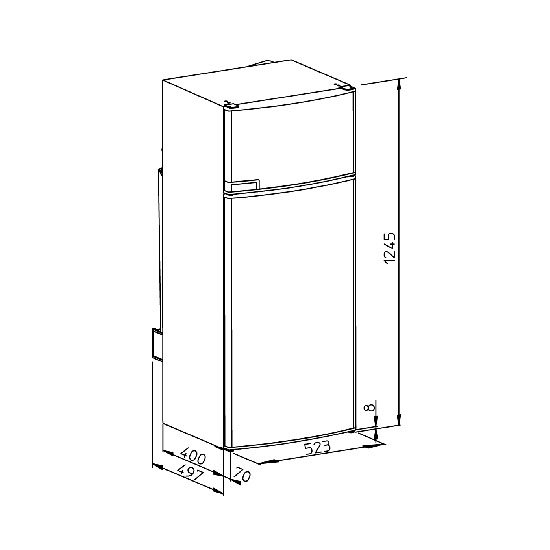 Dometic RMD-8505 Fridge Diagram