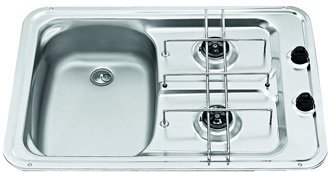 Smev MO917L caravan sink and cooker hob combination left hand version