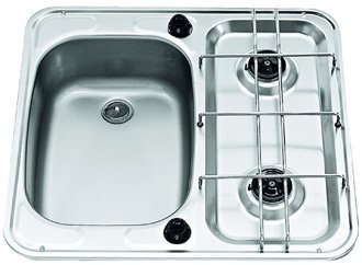 Smev MO927 Caravan sink and hob showing left hand version