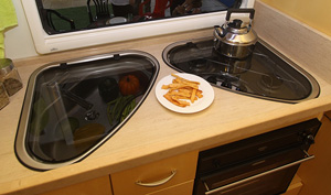 Spinflo motorhome and caravan Kitchen hobs