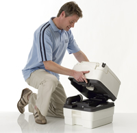 Thetford porta potti removable