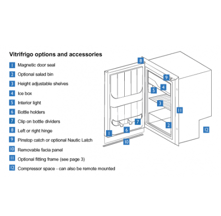 Vitrifrigo C95L spec