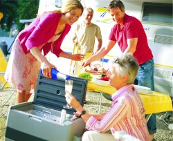 the Waeco CF-50 Compressor Cool Box is great for outdoor events and picnics!