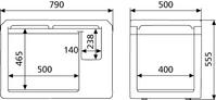 waeco cf-110 cool box dimensions