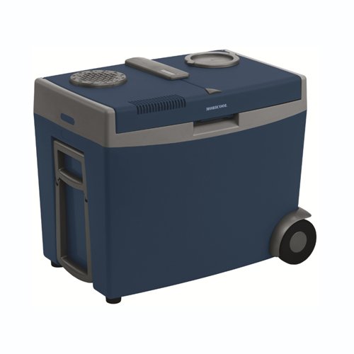 Waeco W35 mobile Cool Box with rear wheels.