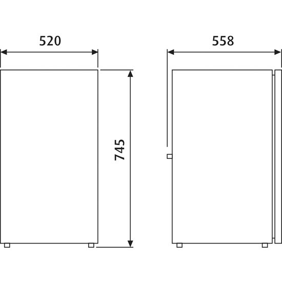 Waeco CRX110 dimensions