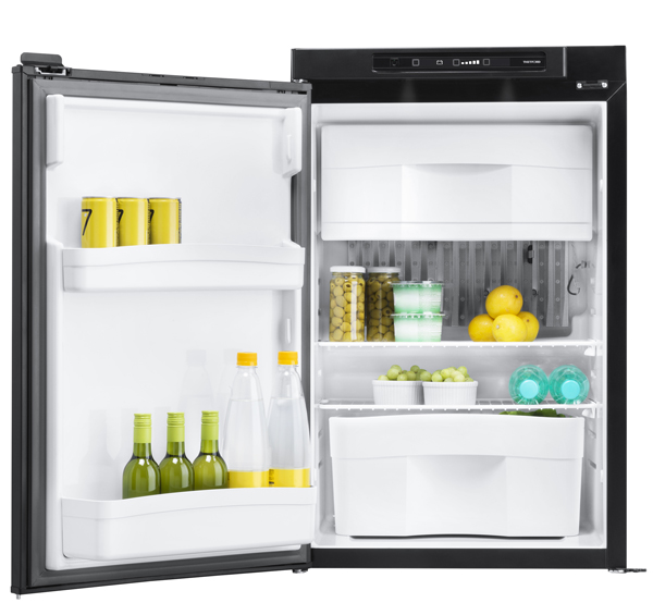 Internal view of the new Thetford N3100 series caravan fridge