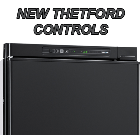 Thetford N3097 3 Way Caravan and Motorhome Fridge caravan controls